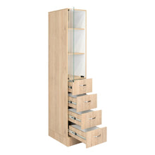 Organizador de Baño Picasso, Beige y Blanco, con Cuatro Cajones Deslizables  ZF