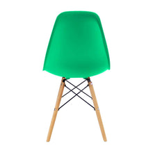 Kit por 6 sillas Eames Patas En Madera para comedor, sala, restaurante - Verde Menta