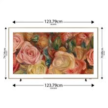 Televisor Samsung 55 pulgadas 3D 4K-UHD QLED The Frame, Negro