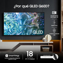 Televisor Samsung 55 pulgadas Qn55Q60D 4K UHD, Negro