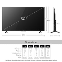 Televisor TCL 50" 50V6C 4K UHD