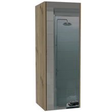 Torre de Baño Flork, Incluye Espejo y Espacio para Objetos de Aseo Personal