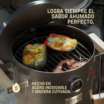 Ahumador y Barril Asador MINI 6 Libras
