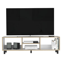Copia de Mesa Para Tv Tunez Blanco y Café Claro Para Televisor Hasta 70 Pulgadas