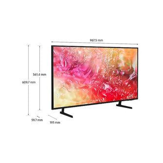 Televisor Samsung 43 pulgadas, 4K y UHD, Negro