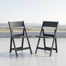 Set de 2 Sillas Plegables Erin, Negro, Diseño Práctico y Funcional