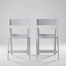 Set de 2 Sillas Plegables Erin, Blanco, Diseño Práctico y Funcional