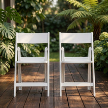 Set de 2 Sillas Plegables Erin, Blanco, Diseño Práctico y Funcional