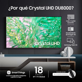 Televisor LED 50" UHD 4K Smart Crystal Gray