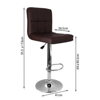 Silla Acolchada Tipo Bar - Café
