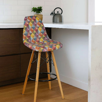 Combo Barra Auxiliar Madrid Fresno (101x100x40)+2 sillas Bar Eames Colors