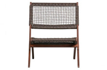 Silla Plegable de Madera para Exterior Vora, Mocha, Diseño Rústico y Moderno