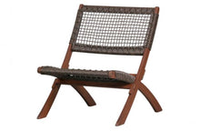 Set de 4 Sillas Plegable de Madera para Exterior Vora, Mocha, Diseño Rústico y Moderno
