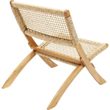 Set de 2 Sillas Plegable de Madera para Exterior Vora, Crudo, Diseño Rústico y Moderno