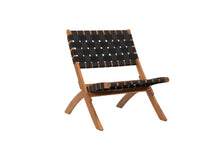 Set de 2 Sillas Plegable de Madera para Exterior Eris, Negro, Diseño Fresco y Moderno
