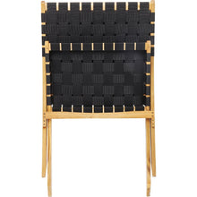 Set de 2 Sillas Plegable de Madera para Exterior Eris, Negro, Diseño Fresco y Moderno