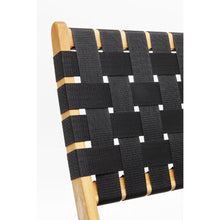 Set de 2 Sillas Plegable de Madera para Exterior Eris, Negro, Diseño Fresco y Moderno