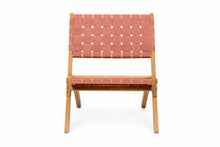 Set de 2 Sillas Plegable de Madera para Exterior Eris, Terracota, Diseño Fresco y Moderno