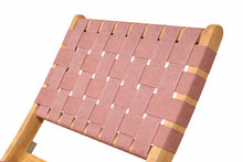 Set de 2 Sillas Plegable de Madera para Exterior Eris, Terracota, Diseño Fresco y Moderno