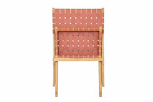 Set de 4 Sillas Plegable de Madera para Exterior Eris, Terracota, Diseño Fresco y Moderno