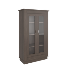 Mueble Multiusos Nereida, Avellana, con Dos Puertas Abatibles y Múltiples Entrepaños