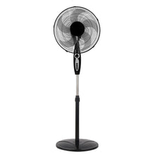 Ventilador Regency 16, Negro, En Pedestal, Con Temporizador y 3 Velocidades