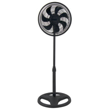 Ventilador Astor 14, Negro, Con 3 velocidades y 2 en 1