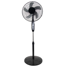 Ventilador Savoy 16, Negro, con temporizador y 3 Velocidades, Incluye Control Remoto
