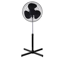 Ventilador Vertex 16, Negro, con Base en cruz, 3 Velocidades y 3 Aspas
