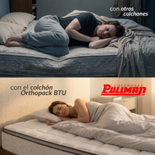 Colchón Orthopack BTU 120X190 Semidoble, Color Blanco