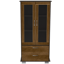 Mueble Multiusos Clasic, Wengue y Cobre, con Dos Cajones