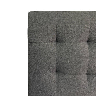 Cabecero para Cama Doble (60x140x5) Gris Memphis