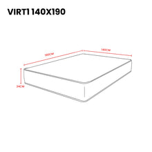 Combo Para Habitación Pine, Incluye Cama Doble y Colchon 140x190