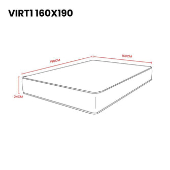 Combo Para Habitación Tenesis, Incluye Cama - Colchón - Dos Mesas de Noche y Repisa