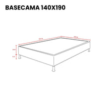 Combo Para Habitación, Incluye Cabecero, Banqueta y Base cama