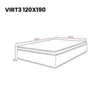 Combo Para Habitación Roblef, Incluye Cama - Colchón - Closet - Mesa de Noche y Espejo