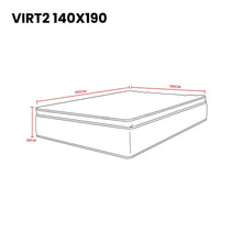 Combo Para Habitación Byako, Incluye Cama Doble y Colchon 140x190