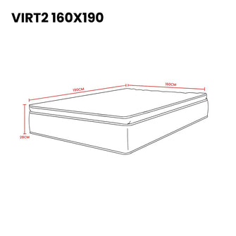 Combo Para Habitación Rut, Incluye Cama - Colchón - Organizador - dos Mesas de Noche y Espejo