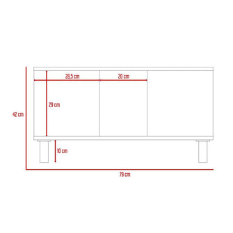 Combo para Sala Vrikam, Incluye Mesa Para Tv, Mesa de Centro y Mesa Auxiliar