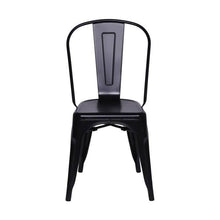 Silla Tolix Metalica Para Comedor Restaurante - Negra