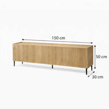 Mesa de Tv Puertas Benito 50x150x30cm Madera