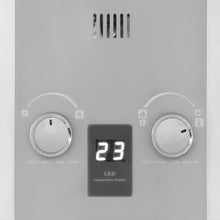 Calentador De Paso Gas Natural 5.5 Lt Tiro Natural Challenger, Color Blanco