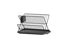 Escurridor De Platos Aqua, Negro, Metalico
