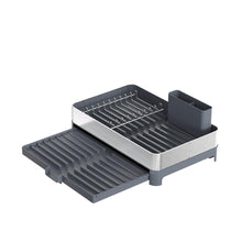 Escurridor De Platos Secovia, Azul y Gris Metalizado, Expandible