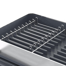 Escurridor De Platos Secovia, Azul y Gris Metalizado, Expandible