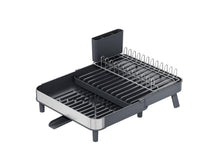 Escurridor De Platos Brillora, Gris Oscuro, Metalico Cromado Expandible