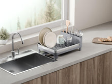 Escurridor De Platos Pureza, Gris Mate, en Acero inoxidable y Plastico