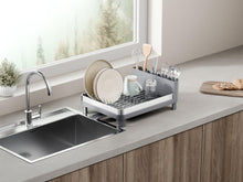 Escurridor De Platos Pureza, Gris Mate, en Acero inoxidable y Plastico