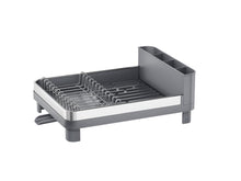 Escurridor De Platos Pureza, Gris Mate, en Acero inoxidable y Plastico