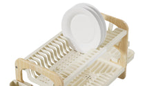 Escurridor De Platos Escurora, Madera y Beige, de 2 niveles